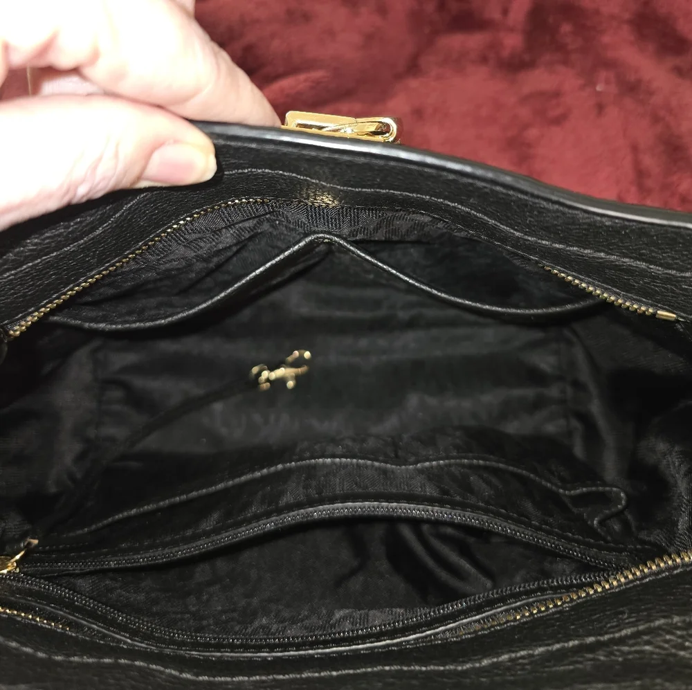 MICHAEL Michael‎ Kors Black Medium Bag Satchel Purse Handbag Tote
